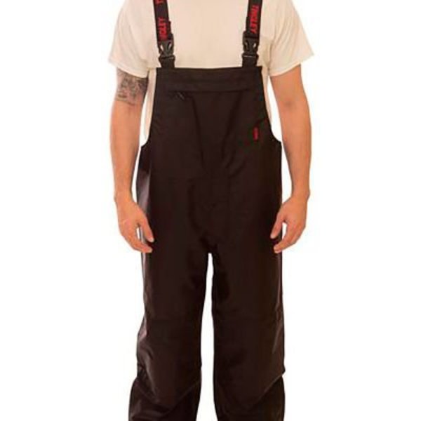 Tingley Icon„¢ Premium Overall, Black, Polyurethane On 300 Denier Woven Polyester, 3XL O24113.3X